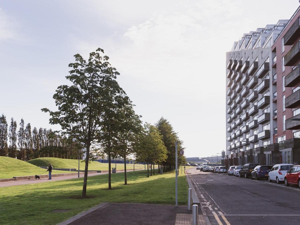 Pass The Keys Lovely 2-Bed Flat Glasgow Harbour Free Parking Eksteriør billede